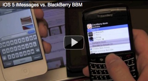 iMessages vs BlackBerry Messenger